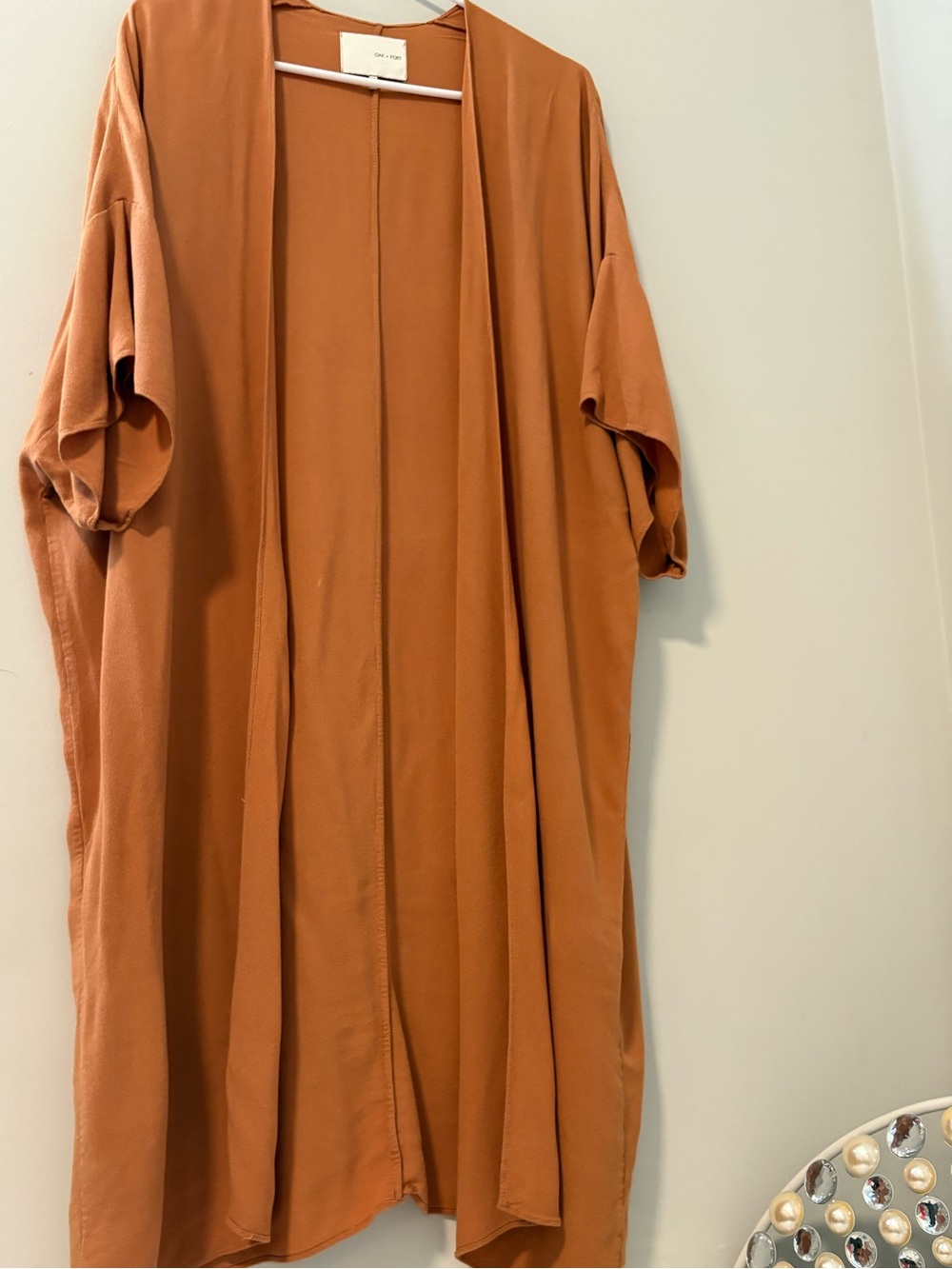 Oak + Fort Draped Kimono Cardigan – One Size Fits All